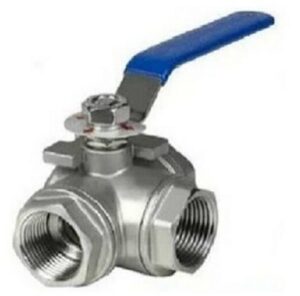 Stainless 3-WAY T-PORT SIDE-ENTRY