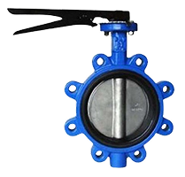 Cast Iron Lugged Butterfly Valve – NBR Seal, Stainless Stem & Disc