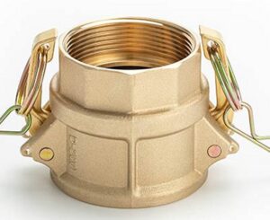 Brass NPT Camlock Coupler - Type D